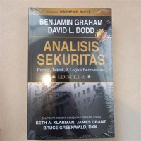 Image of Analisis sekuritas: prinsip, teknik dan logika berinvestasi