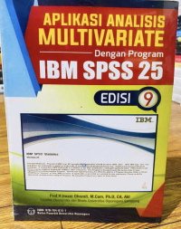 Image of Aplikasi Analisis Multivariete