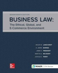 Image of Business Law: The Ethical, Global, and E-Commerce Environment