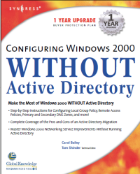 Image of Configuring Windows 2000 Without Active Directory