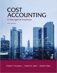 Image of Cost Accounting: A Managerial Emphasis