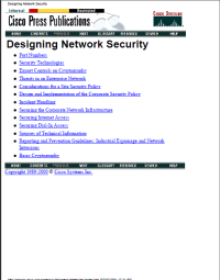 Image of designing network security cisco press