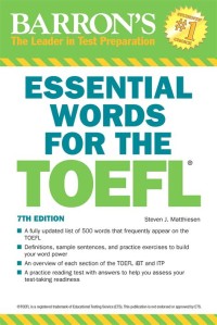 Image of Essential Words For The TOEFL