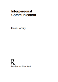 Image of Inter Personal Communication