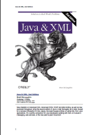 Image of Java and XML 2nd Edition - Brett McLaugblin