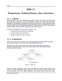 Image of JENI Intro1 Bab 11 Pewarisan, Polimorfisme, dan Interface