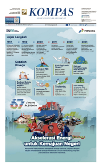 Image of Koran Kompas : Akselerasi Energi Untuk Kemajuan Negeri