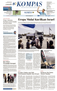 Image of Koran Kompas : Eropa Mulai Kucilkan Israel