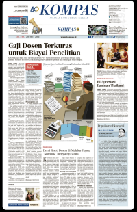 Image of Koran Kompas : Gaji Dosen Terkuras Untuk Biaya Penelitian