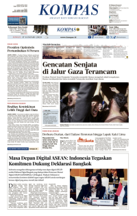 Image of Koran Kompas : Genjatan Senjata di Jalur Gaza Terancam