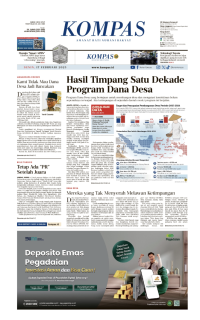 Image of Koran Kompas : Hasil Timpang Satu Dekade Program Dana Desa