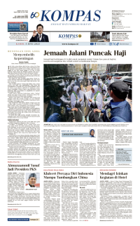Image of Koran Kompas : Jemaah Jalani Puncak Haji