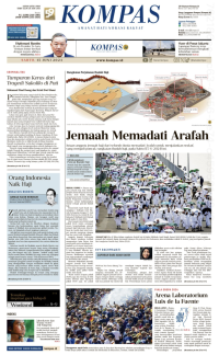 Image of Koran Kompas : Jemaah Memadati Arafat