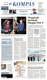 Image of Koran Kompas : Megawati Kembali Pimpin PDI-e