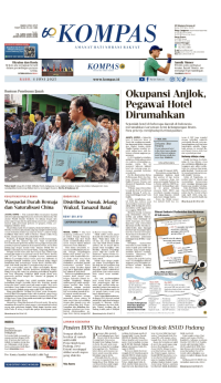 Image of Koran Kompas : Okupasi Anjlok Pegawai Dirumahkan
