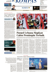 Image of Koran Kompas : Parpol Leluasa Siapkan Calon Pemimpin Terbaik