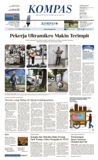 Image of Koran Kompas : Pekerja Ultramikro Makin Terimpit