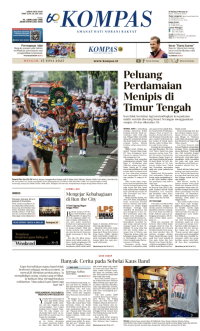 Image of Koran Kompas : Peluang Perdamaian Menipis di Timur Tengah