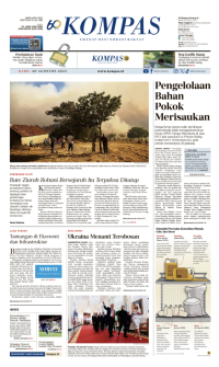 Image of Koran Kompas : Pengelolaan Bahan Pokok Merisaukan