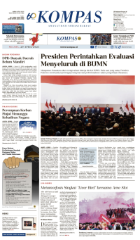 Image of Koran Kompas : Presiden Perintahkan Evaluasi Menyluruh di BUMN