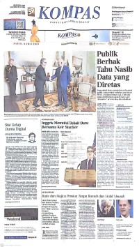 Image of Koran Kompas : Publik Berhak Tahu Nasib Data yang Diretas