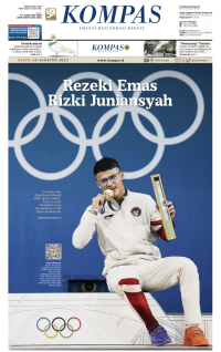 Image of Koran Kompas : Rezeki Emas Rizki Juniansyah