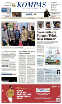 Image of Koran Kompas : Swasembada Pangan Tidak Bisa Ditawar