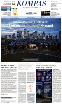 Image of Koran Kompas : Tahun Politik Terlewati, Tantangan Ekonomi Menanti