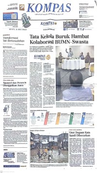 Image of Koran Kompas : Tata Kelola Buruk Hambat Kolaborasi BUMN-Swasta
