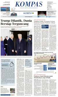 Image of Koran Kompas : Trump Dilantik, Dunia Bersiap Terguncang