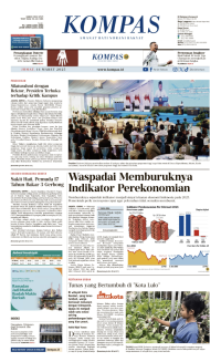 Image of Koran Kompas : Waspadai Memburuknya Indikator Perekonomian