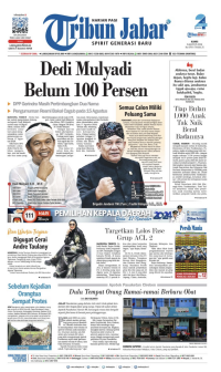 Image of Koran Tribun Jabar : Dedi Mulyadi Belum 100 Persen
