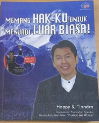 Image of Memang hak-ku untuk menjadi luar biasa!