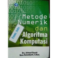 Image of Metode numerik dan algoritma komputasi