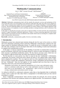 Image of Multimedia Communication