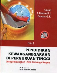 Image of Pendidikan Kewarganegaraan Di Perguruan Tinggi