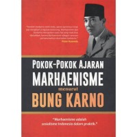 Image of Pokok-Pokok Ajaran Marhaenisme menurut Bung Karno