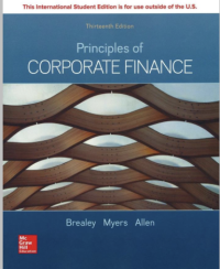 Image of Principles of corporate finance