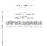 Image of Research Methodology - Rajasekar