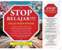 Image of Stop Belajar!!! Kalau Ingin Pintar