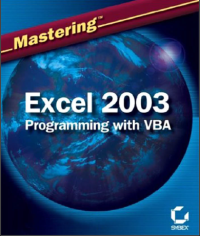 Image of Sybex - Mastering Excel 2003 Programming with VBA